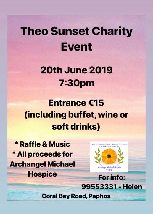 Theo Sunset Charity Event | 20th June 2019 | Archangel Michael Hospice